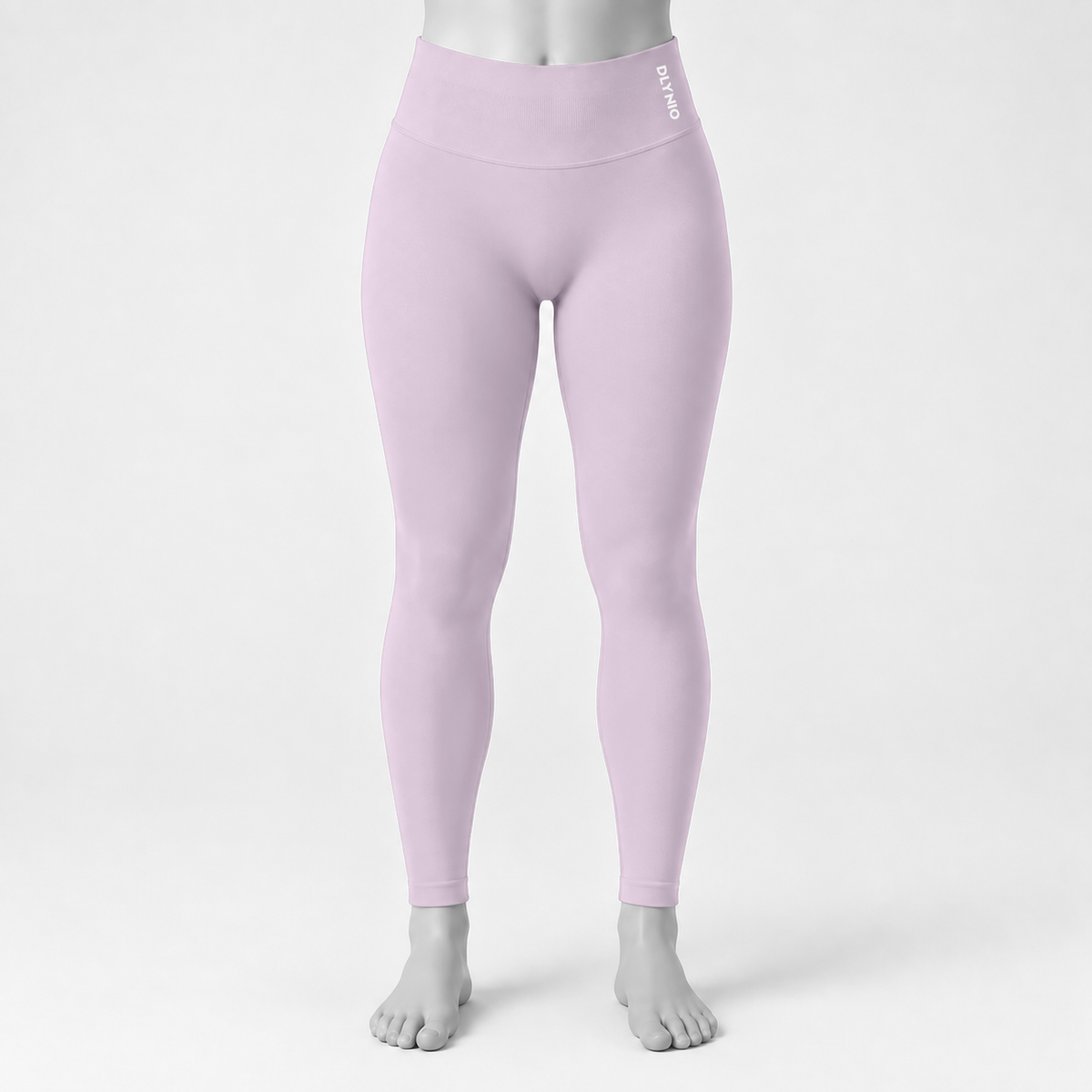 DLYNIO Barbie Pink Impact leggings, front mannequin view