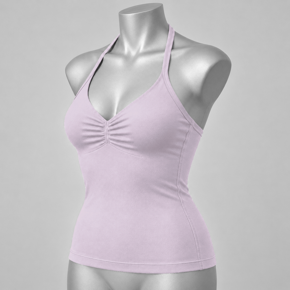 Impact Ruched Longline Halter Bra