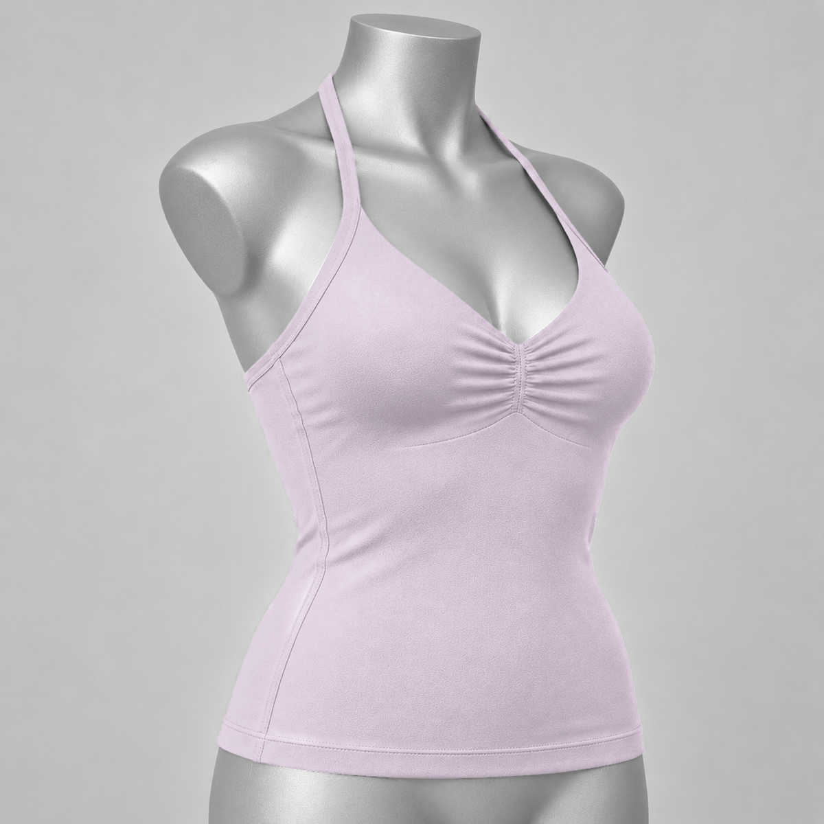 Impact Ruched Longline Halter Bra