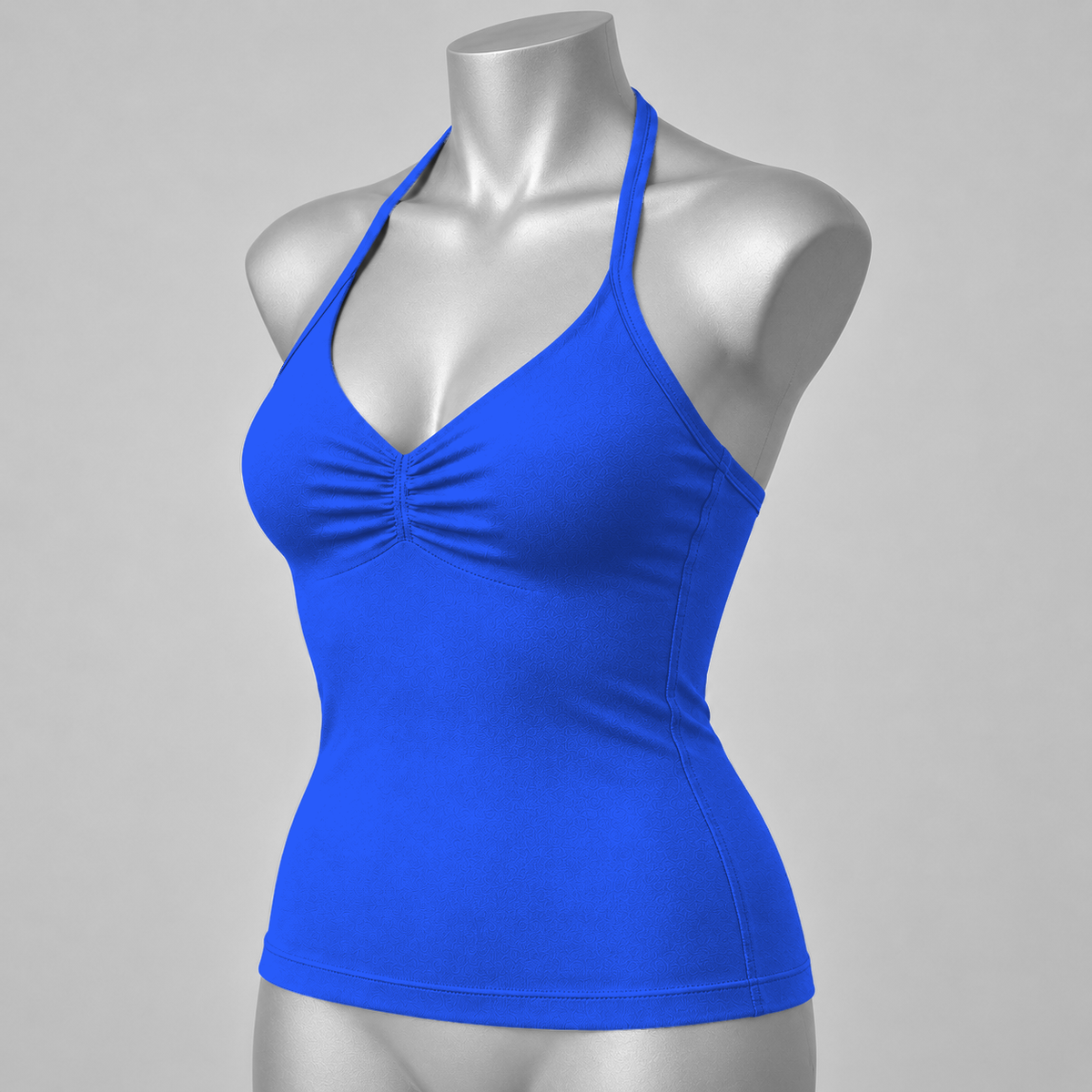 Impact Ruched Longline Halter Bra