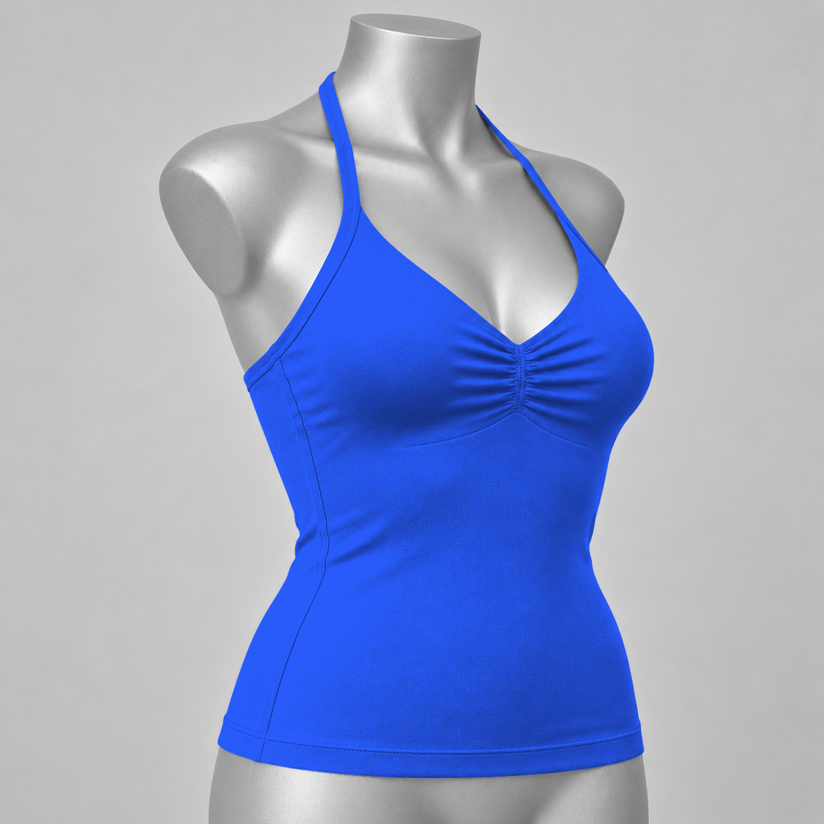 Impact Ruched Longline Halter Bra
