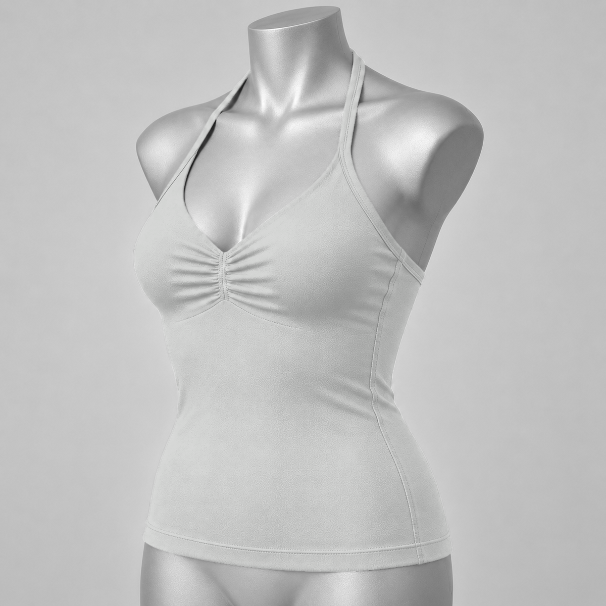 Impact Ruched Longline Halter Bra