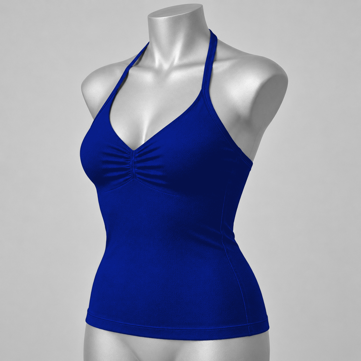 Impact Ruched Longline Halter Bra