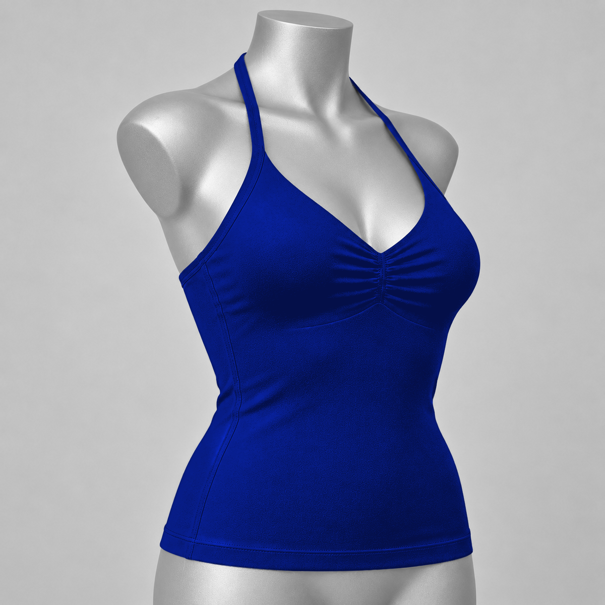 Impact Ruched Longline Halter Bra