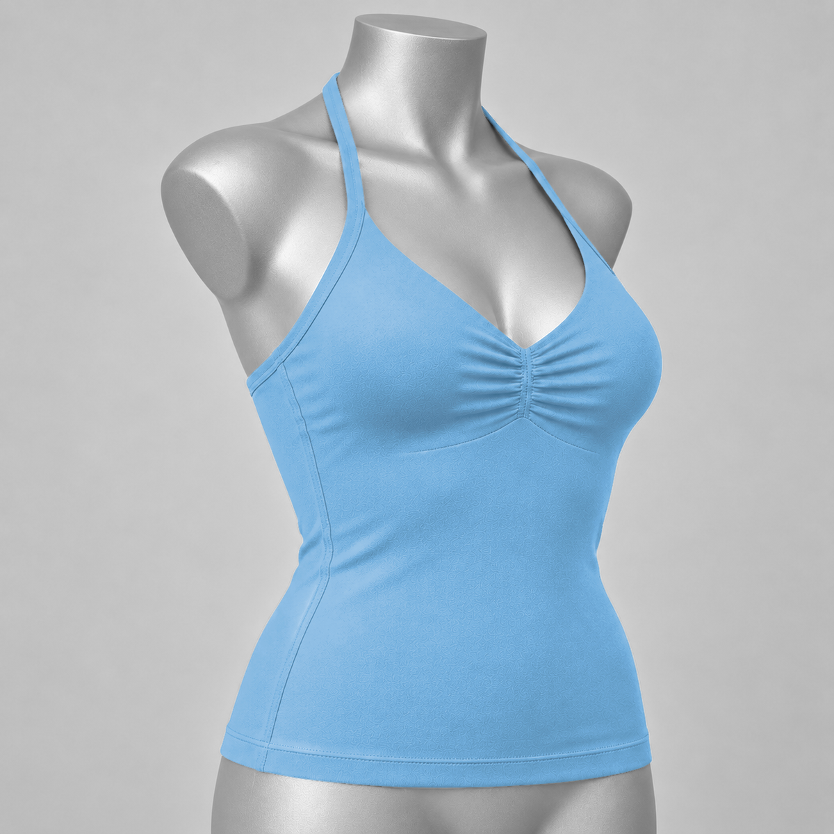 Impact Ruched Longline Halter Bra