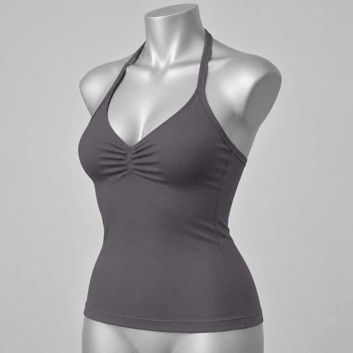 Impact Ruched Longline Halter Bra