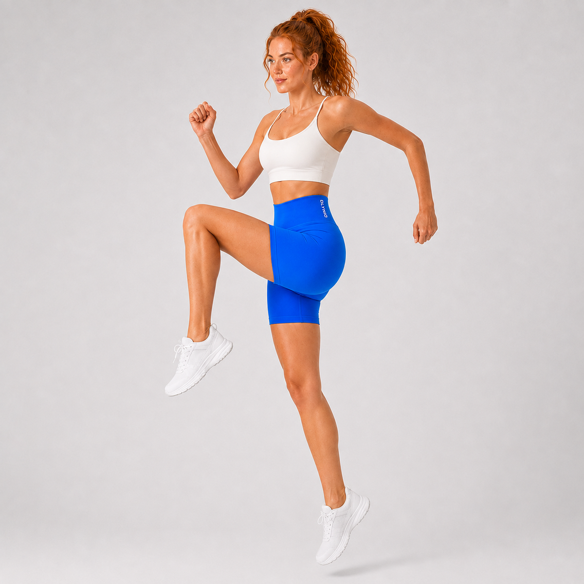 DLYNIO Electric Blue Impact shorts; tops and accessories not included