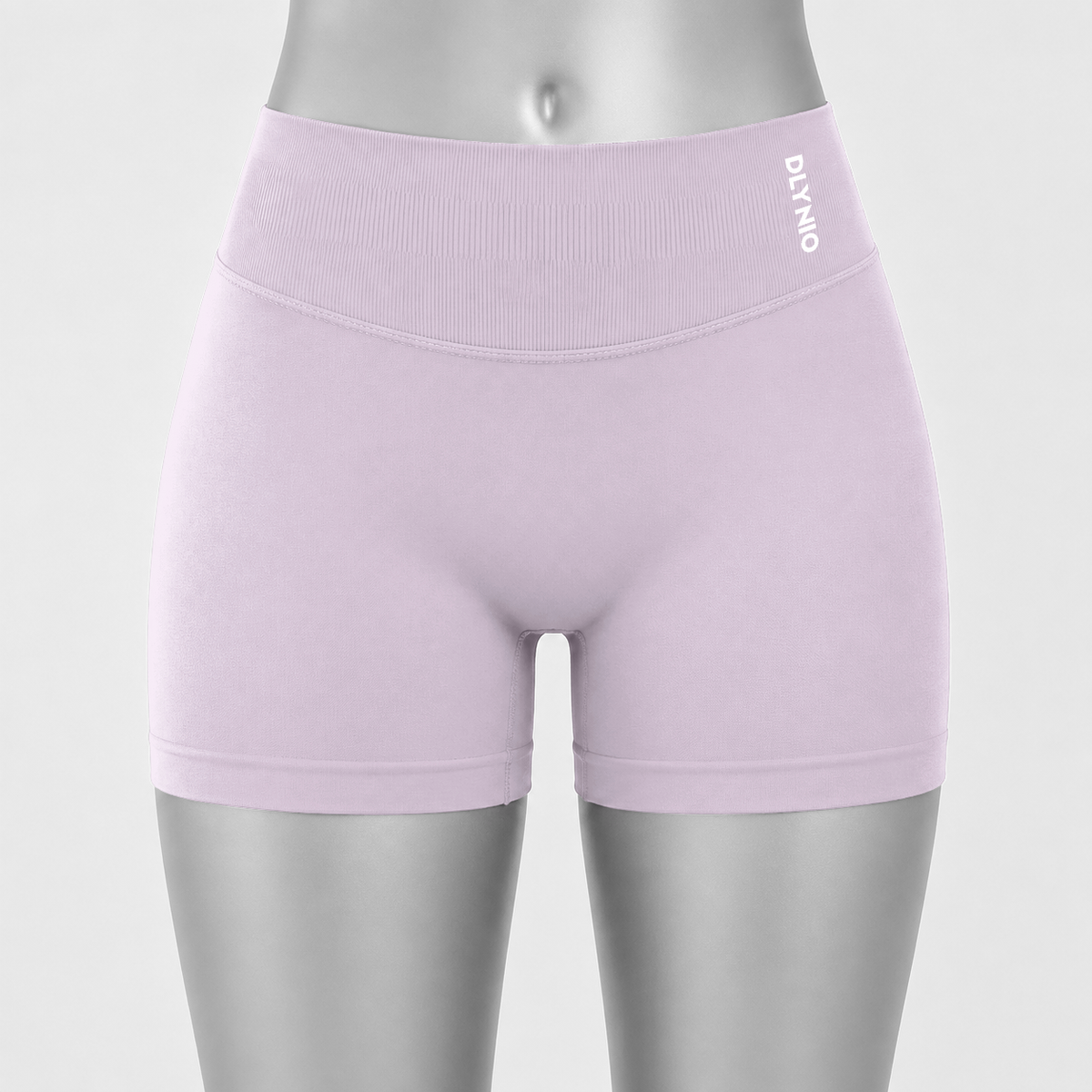 DLYNIO Barbie Pink Impact shorts, front mannequin view